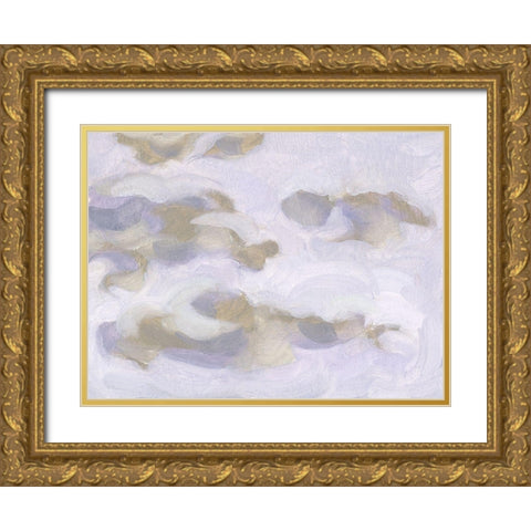 Violet Sky II Gold Ornate Wood Framed Art Print with Double Matting by Wang, Melissa