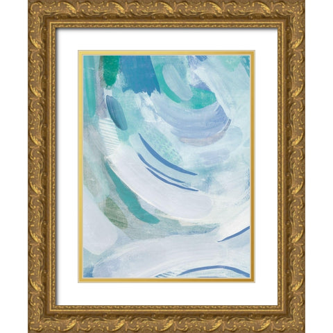 Beneath the Wave I Gold Ornate Wood Framed Art Print with Double Matting by Popp, Grace