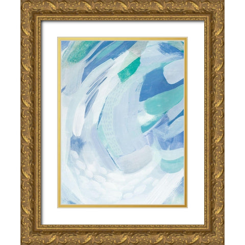 Beneath the Wave II Gold Ornate Wood Framed Art Print with Double Matting by Popp, Grace