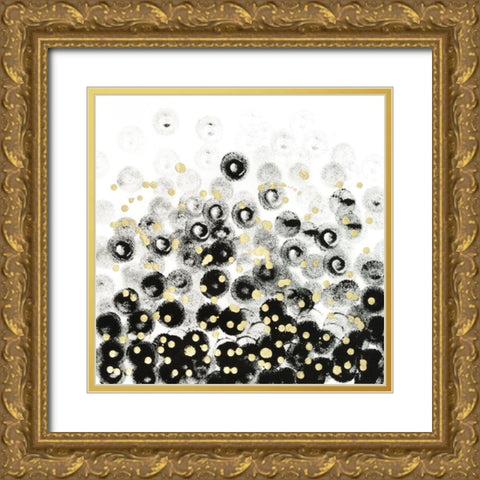 Onyx Pop I Gold Ornate Wood Framed Art Print with Double Matting by Lam, Vanna
