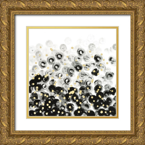 Onyx Pop II Gold Ornate Wood Framed Art Print with Double Matting by Lam, Vanna