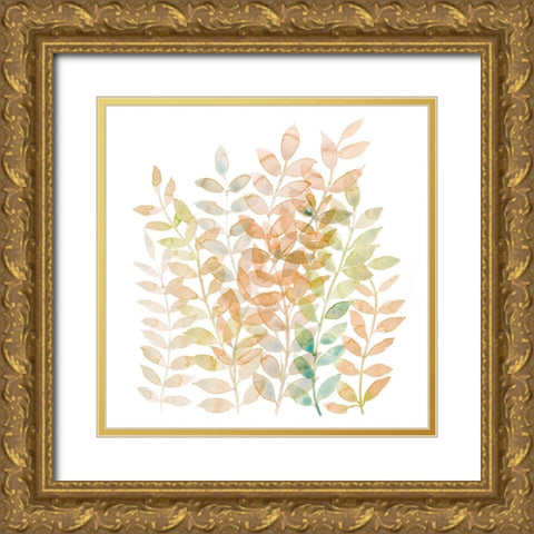 Entwined I Gold Ornate Wood Framed Art Print with Double Matting by Popp, Grace