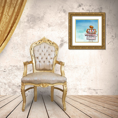 Urban Study V Gold Ornate Wood Framed Art Print with Double Matting by McCreery, Paul