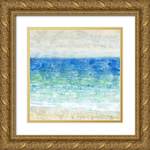 Ocean Impressions II Gold Ornate Wood Framed Art Print with Double Matting by OToole, Tim