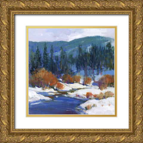 Mountain Creek I Gold Ornate Wood Framed Art Print with Double Matting by OToole, Tim