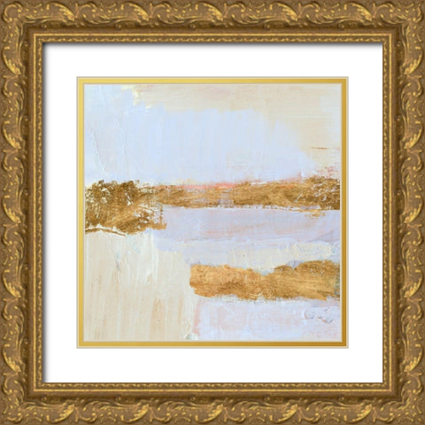 Reprieve III Gold Ornate Wood Framed Art Print with Double Matting by Barnes, Victoria