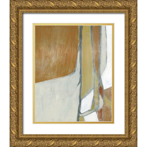 Mid-Century Redux I Gold Ornate Wood Framed Art Print with Double Matting by Goldberger, Jennifer