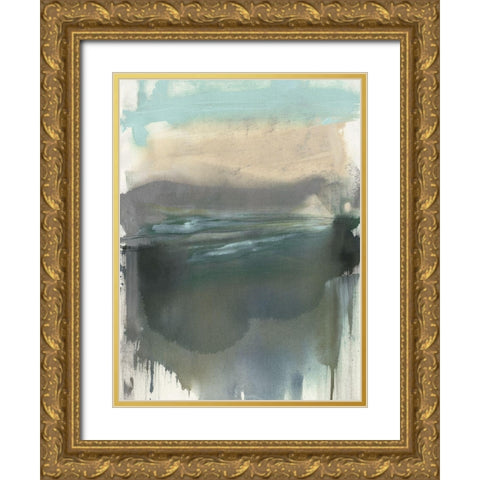 The Light on the Moor I Gold Ornate Wood Framed Art Print with Double Matting by Goldberger, Jennifer