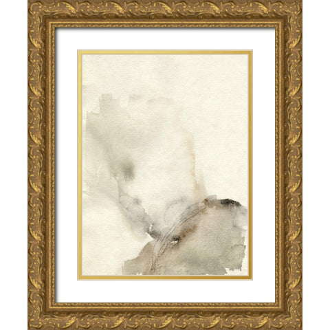 Sparse I Gold Ornate Wood Framed Art Print with Double Matting by Goldberger, Jennifer