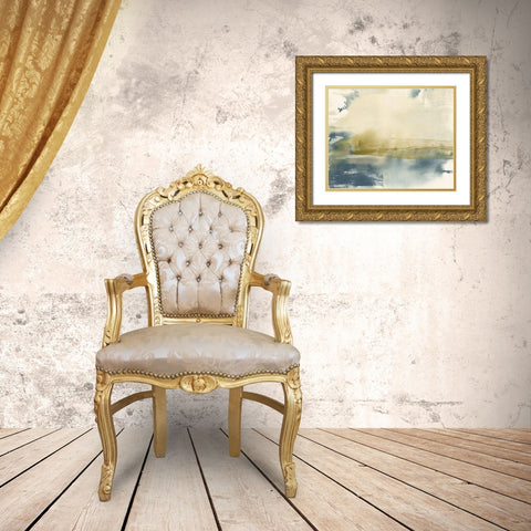 Olive on the Horizon I Gold Ornate Wood Framed Art Print with Double Matting by Goldberger, Jennifer