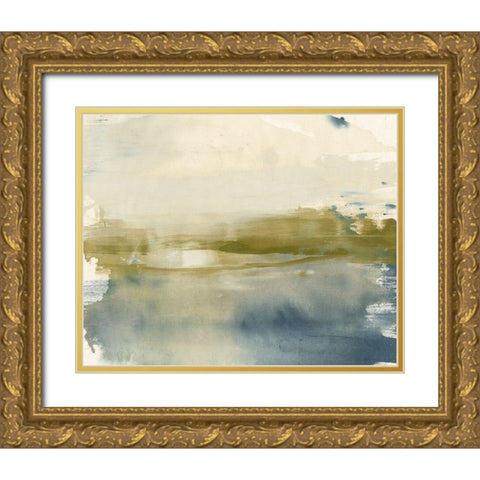 Olive on the Horizon II Gold Ornate Wood Framed Art Print with Double Matting by Goldberger, Jennifer