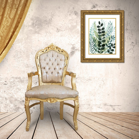 Forest Forage I Gold Ornate Wood Framed Art Print with Double Matting by Popp, Grace