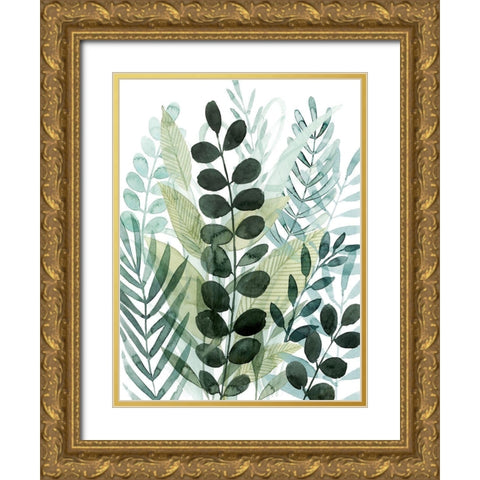 Forest Forage I Gold Ornate Wood Framed Art Print with Double Matting by Popp, Grace