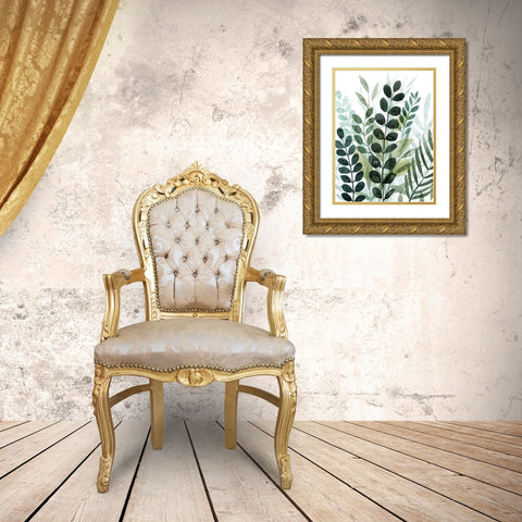 Forest Forage II Gold Ornate Wood Framed Art Print with Double Matting by Popp, Grace