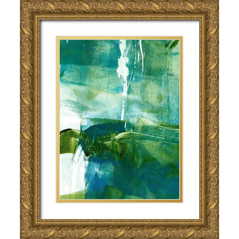 Emerald Mine II Gold Ornate Wood Framed Art Print with Double Matting by Harper, Ethan