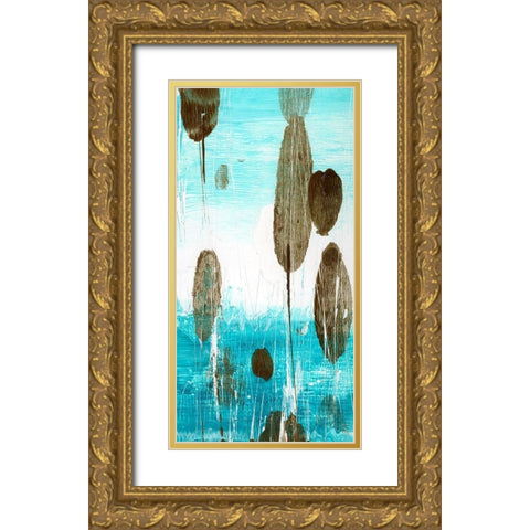 Cattails I Gold Ornate Wood Framed Art Print with Double Matting by Harper, Ethan