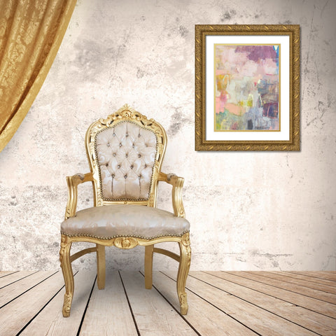 Lann I Gold Ornate Wood Framed Art Print with Double Matting by Jachimiec, Sue