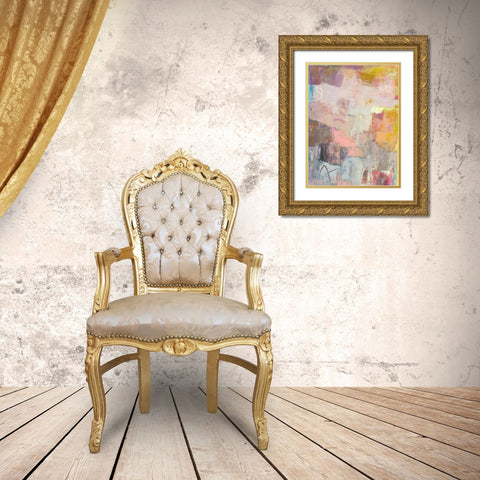 Lann II Gold Ornate Wood Framed Art Print with Double Matting by Jachimiec, Sue