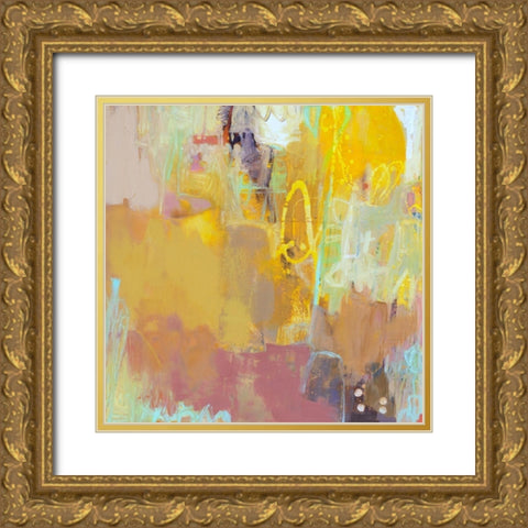 Maez II Gold Ornate Wood Framed Art Print with Double Matting by Jachimiec, Sue