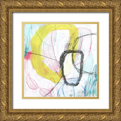 Diode I Gold Ornate Wood Framed Art Print with Double Matting by Vess, June Erica