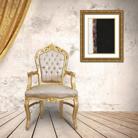 A Sense of Space II Gold Ornate Wood Framed Art Print with Double Matting by Fuchs, Jodi