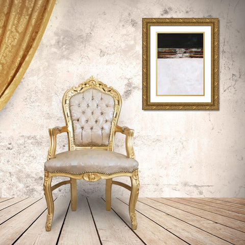 A Sense of Space III Gold Ornate Wood Framed Art Print with Double Matting by Fuchs, Jodi