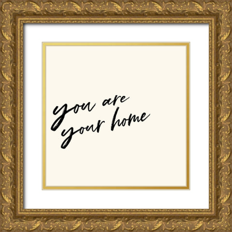 Beauty II Gold Ornate Wood Framed Art Print with Double Matting by Hambly, Anna