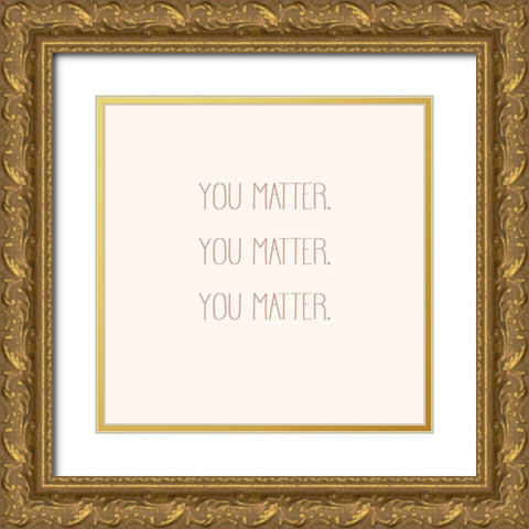 IWY II Gold Ornate Wood Framed Art Print with Double Matting by Hambly, Anna