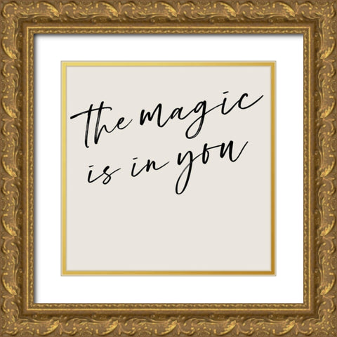 Youre Magic I Gold Ornate Wood Framed Art Print with Double Matting by Hambly, Anna