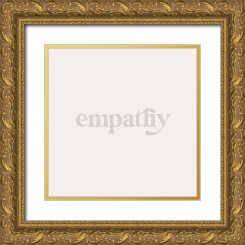 Qualities II Gold Ornate Wood Framed Art Print with Double Matting by Hambly, Anna