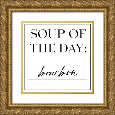 Soup du Jour I Gold Ornate Wood Framed Art Print with Double Matting by Hambly, Anna