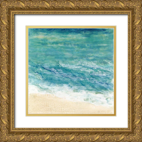 Journey from the Deep II Gold Ornate Wood Framed Art Print with Double Matting by Shanti, Shima