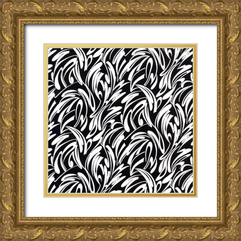 Graphic Design I Gold Ornate Wood Framed Art Print with Double Matting by Baxter Mill Archive