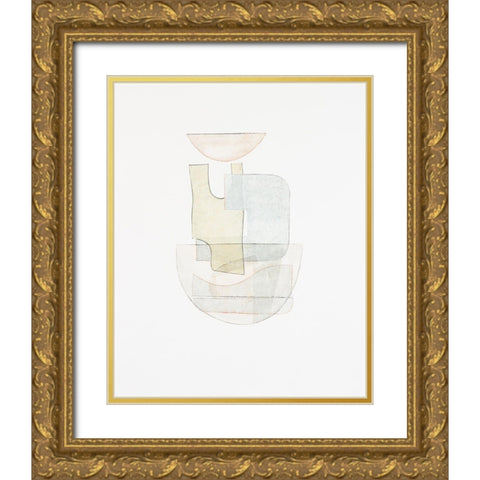 Widget IV Gold Ornate Wood Framed Art Print with Double Matting by Delamater, Rob
