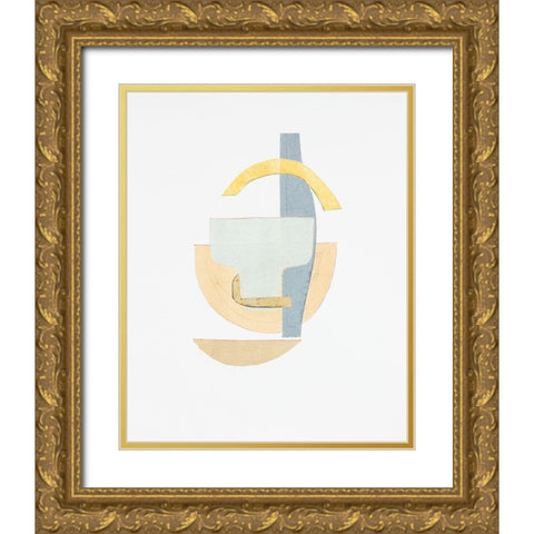 Widget V Gold Ornate Wood Framed Art Print with Double Matting by Delamater, Rob