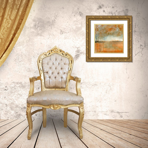 Across My Reflection Gold Ornate Wood Framed Art Print with Double Matting by Suderman, Karen