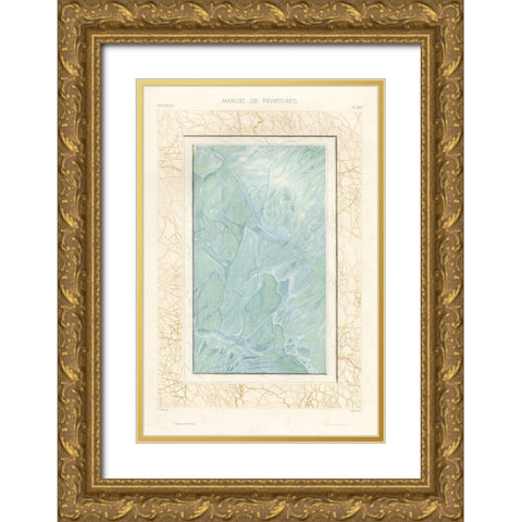 Marble Varieties IX Gold Ornate Wood Framed Art Print with Double Matting by Baxter Mill Archive