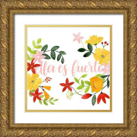 Encantadora II Gold Ornate Wood Framed Art Print with Double Matting by Popp, Grace