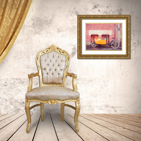 European Charms II Gold Ornate Wood Framed Art Print with Double Matting by Quintero, Sonja