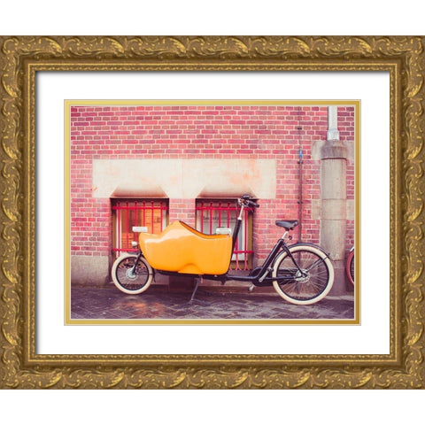 European Charms II Gold Ornate Wood Framed Art Print with Double Matting by Quintero, Sonja