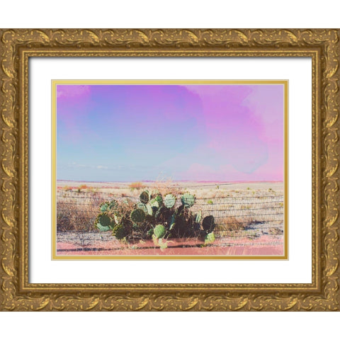 West Texas Scapes I Gold Ornate Wood Framed Art Print with Double Matting by Quintero, Sonja