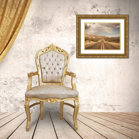Where the Road Leads I Gold Ornate Wood Framed Art Print with Double Matting by Quintero, Sonja