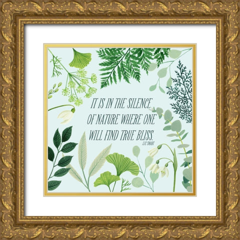 Natural Bliss I Gold Ornate Wood Framed Art Print with Double Matting by Popp, Grace