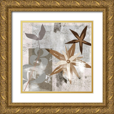 Autumn Forest III Gold Ornate Wood Framed Art Print with Double Matting by Wang, Melissa