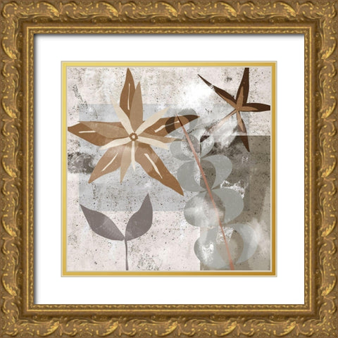 Autumn Forest IV Gold Ornate Wood Framed Art Print with Double Matting by Wang, Melissa