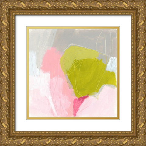 Petal Tone II Gold Ornate Wood Framed Art Print with Double Matting by Vess, June Erica