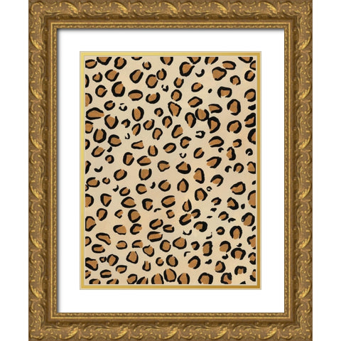 Of the Wild Patterns IV Gold Ornate Wood Framed Art Print with Double Matting by Moore, Regina