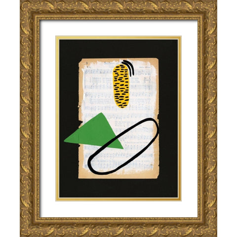 Vivid Order I Gold Ornate Wood Framed Art Print with Double Matting by Moore, Regina