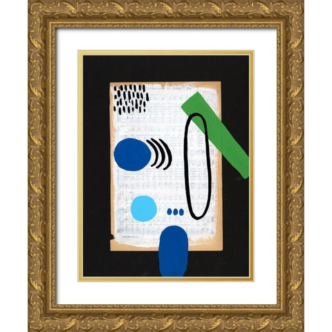 Vivid Order II Gold Ornate Wood Framed Art Print with Double Matting by Moore, Regina