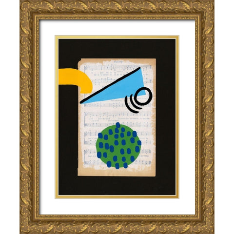Vivid Order IV Gold Ornate Wood Framed Art Print with Double Matting by Moore, Regina